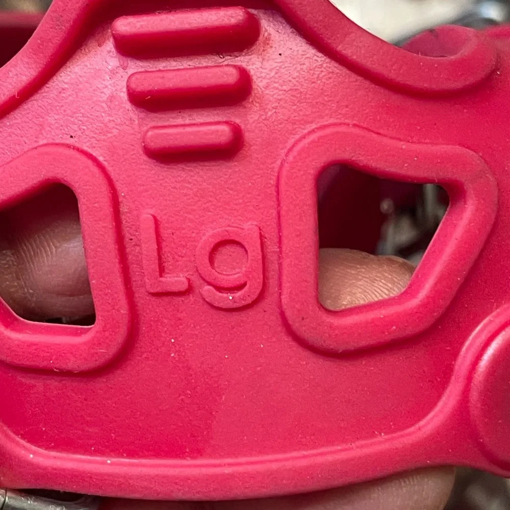 Kahtoola Red Traction Cleats microspikes size large new with pouch - Picture 4 of 7